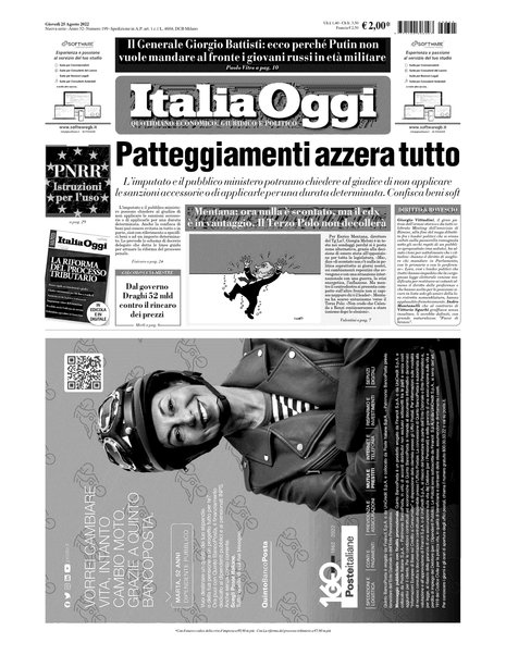 Italia oggi : quotidiano di economia finanza e politica